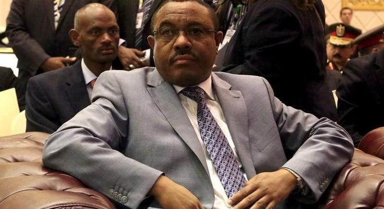 Ethiopian Prime Minster Hailemariam Desalegn attends a signing ceremony for the Agreement on the Declaration of Principles on the Grand Ethiopian Renaissance Dam Project in Khartoum March 23, 2015. REUTERS/ Mohamed Nureldin Abdallah