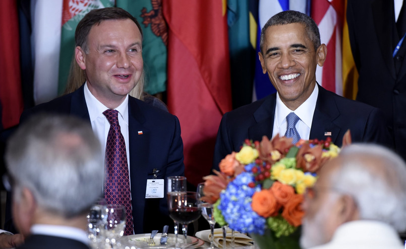 Andrzej Duda i Barack Obama w ONZ