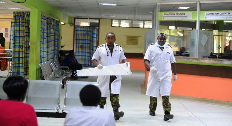 In December, the Kenyan government deployed army doctors to the country's main hospitals after public sector doctors went on strike