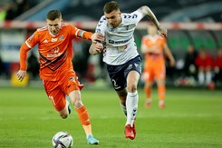 Górnik Zabrze grając w '10' uratował jeden punkt [WIDEO]