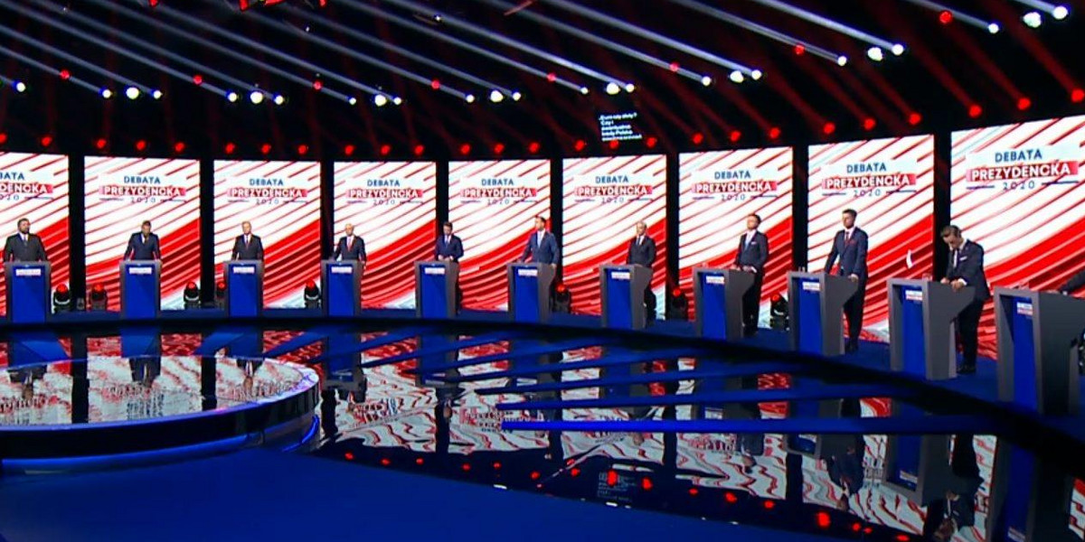 Zdjęciu ilustracyjne. Tu: debata wyborcza w TVP.