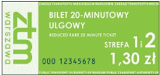 Biletu jednorazowego nie można przekazać