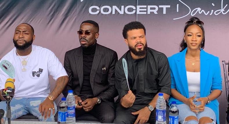 Davido hosts Timeless Concert press conference in Lagos