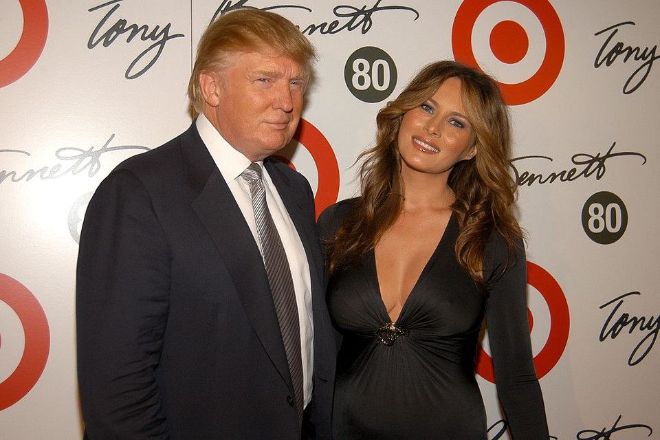 Donald Trump i Melania Trump w 2006 roku
