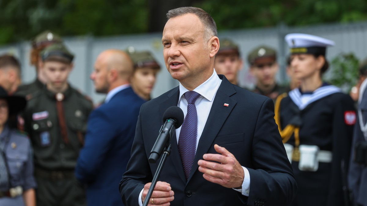 Andrzej Duda w Gdyni. Chodzi m.in. o ćwiczenia sił morskich Rosji na Bałtyku