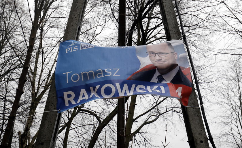 Baner Tomasza Rakowskiego.