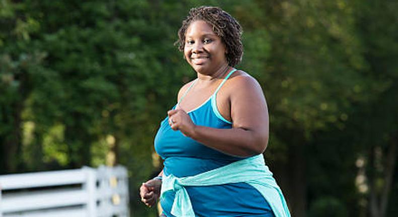 Woman jogging