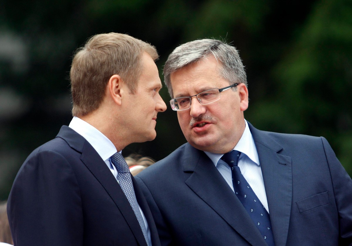 Donald Tusk i Bronisław Komorowski