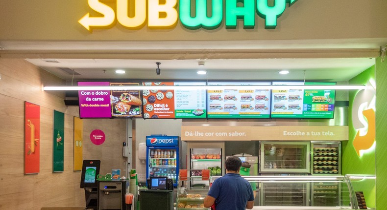 Subway's sales have been on the decline in recent years.Horacio Villalobos / Getty