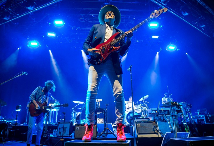 Arcade Fire podczas koncertu w stolicy Węgier, Budapeszcie. 17 czerwca 2018