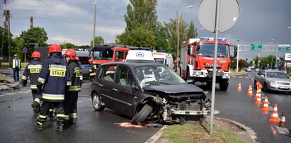 Czołowe zderzenie! Siedem osób rannych!