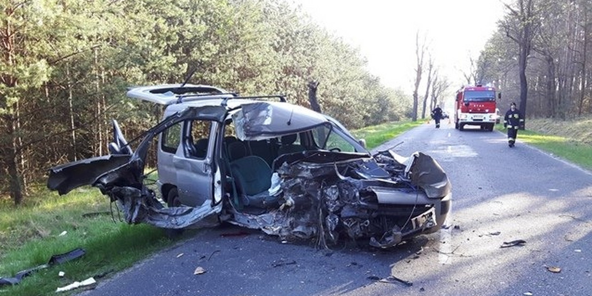 Wypadek w miejscowości Bobowicko 