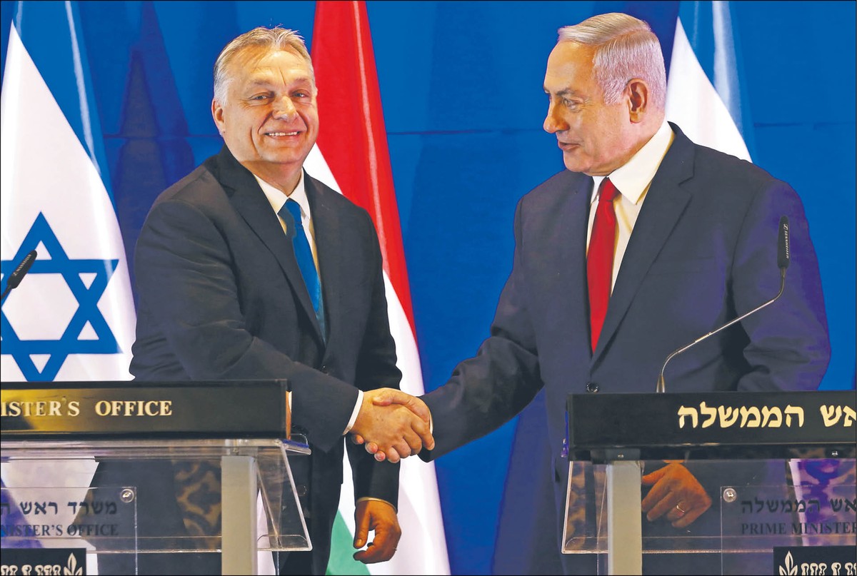 Viktor Orbán należy do największych sojuszników Binjamina Netanjahu