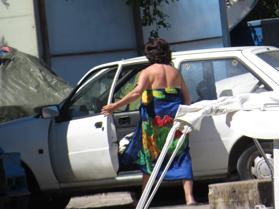 Seka Sablić na moru