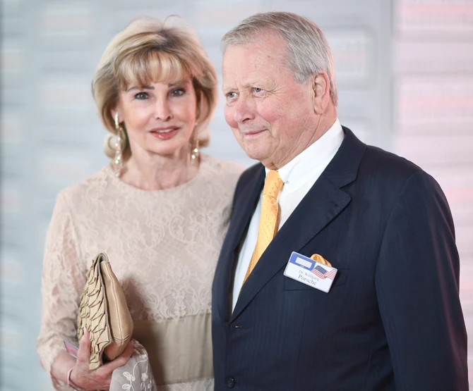 Volfgang Porše sa bivšom suprugom Klaudijom