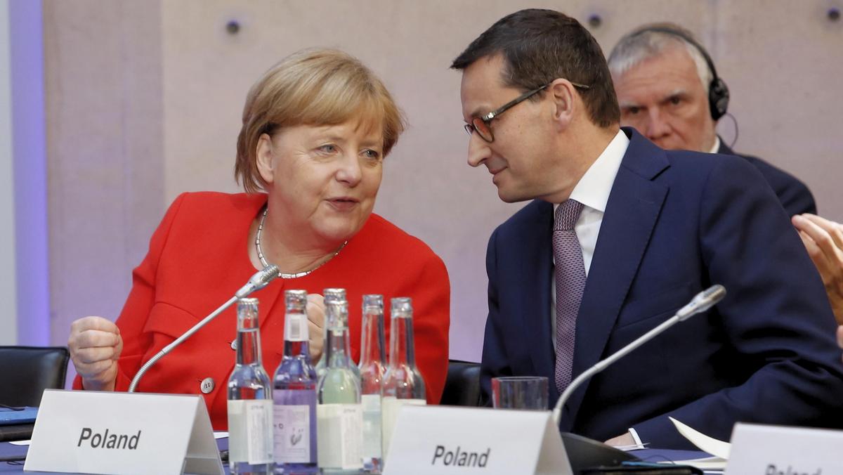 Mateusz Morawiecki, Angela Merkel