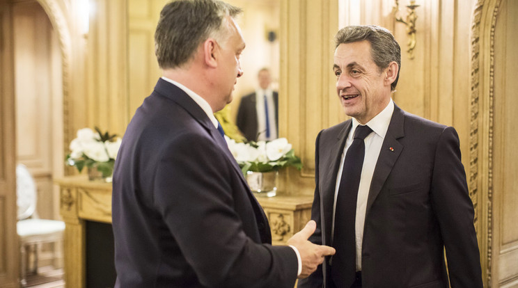 Orbán Viktor és Nicolas Sárközy /Fotó: MTI