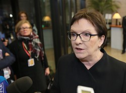 Wpadka Ewy Kopacz. "Wzmocnimy granicę węgiersko-syryjską"