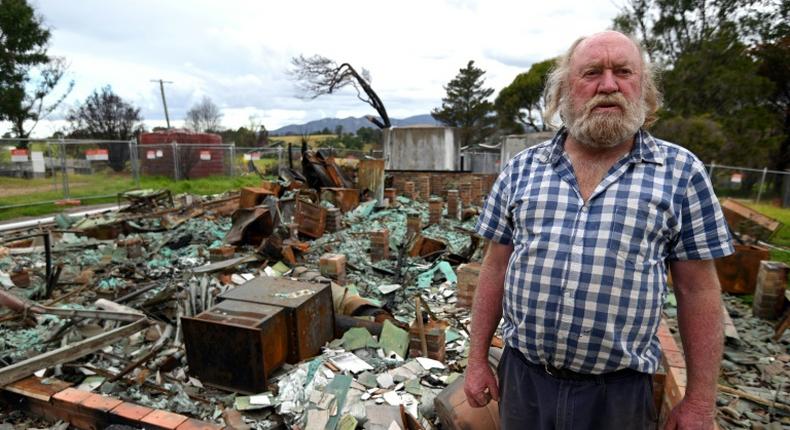 Wayne Keft, whose home was destroyed by the fires, says recovery has been 'slow and difficult' for many