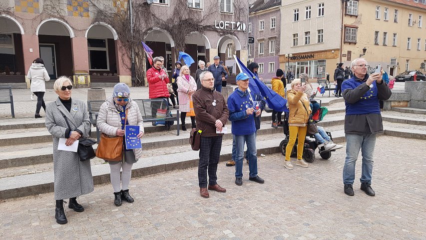 Na olsztyńskiej starówce odśpiewali hymn Unii Europejskiej