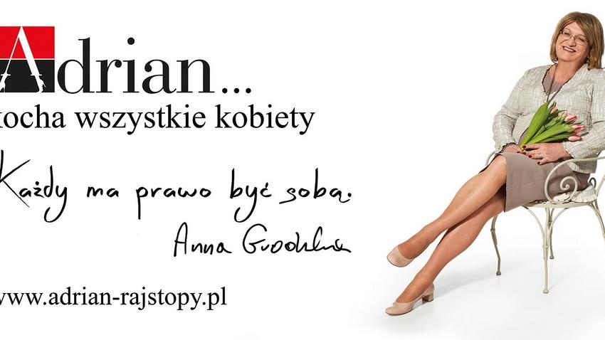 Anna Grodzka reklamuje rajstopy Adrian. Nowa, kontrowersyjna reklama