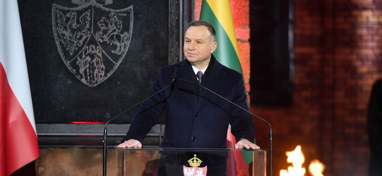 Prezydent Duda: Polacy, Litwini, Białorusini i Ukraińcy walczyli o zrzucenie rosyjskich kajdan