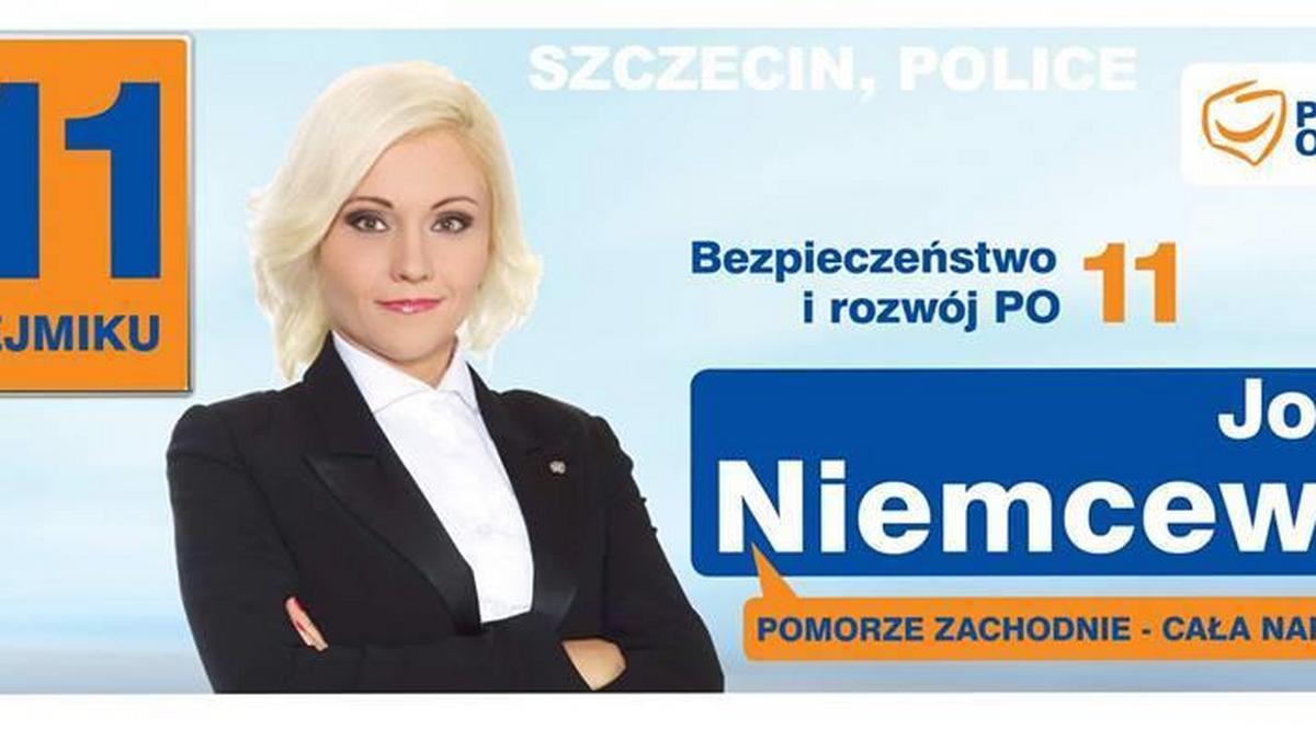 Plakaty wyborcze ulotki wyborcze wybory samorządowe polityka Platforma Obywatelska PO