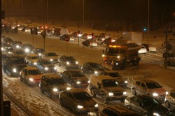 Śnieg wygnał Miedwiediewa z Moskwy