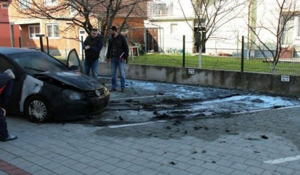 spaljeni auto Orasje