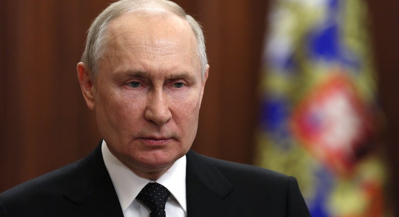 Russian President Vladimir Putin.GAVRIIL GRIGOROV/SPUTNIK/AFP via Getty Images