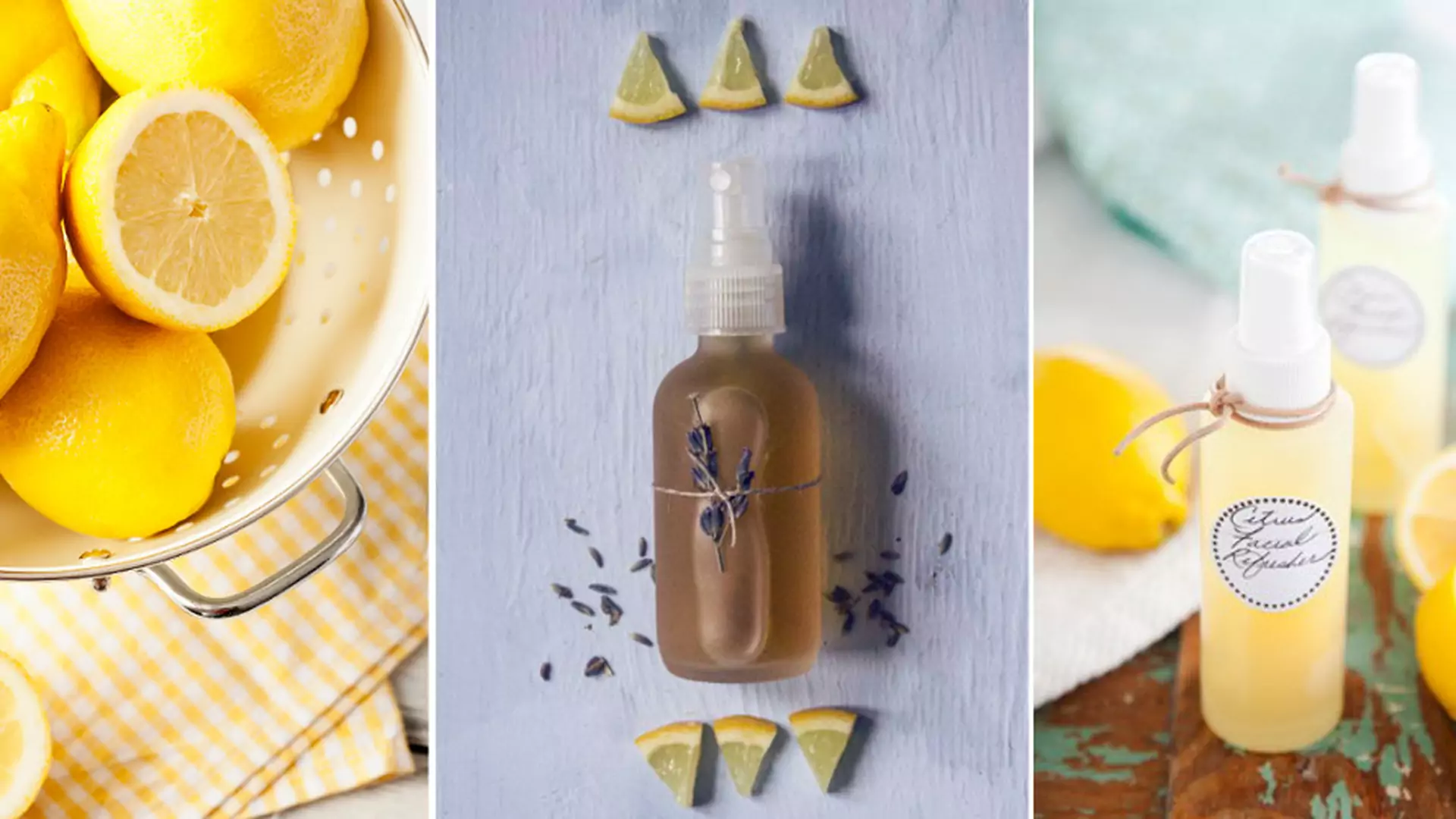 Rozjaśniający tonik z cytryny - przepis na kosmetyk domowej roboty (prawie za darmo)
