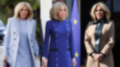 Trzy dni i trzy stylizacje Brigitte Macron z płaszczem w roli głównej. Która najlepsza?