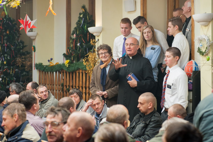 Dietmar Brehmer i ksiądz Stanisław Puchała