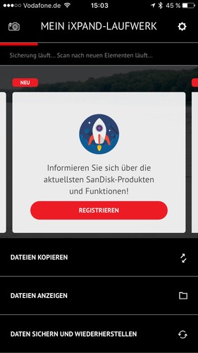 Sandisk Ixpand V2 Im Test Super Software Aber Stromhungrig
