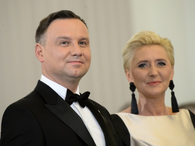 Andrzej Duda i Agata Kornhauser-Duda