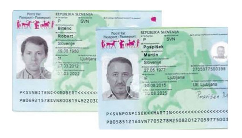 Falsifikovani pasoši Alana Kožara i Damira Hadžića