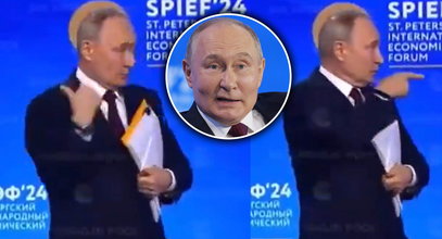 Niespodziewane problemy Putina. Skończył przemowę i się zaczęło. Nagranie obiegło sieć