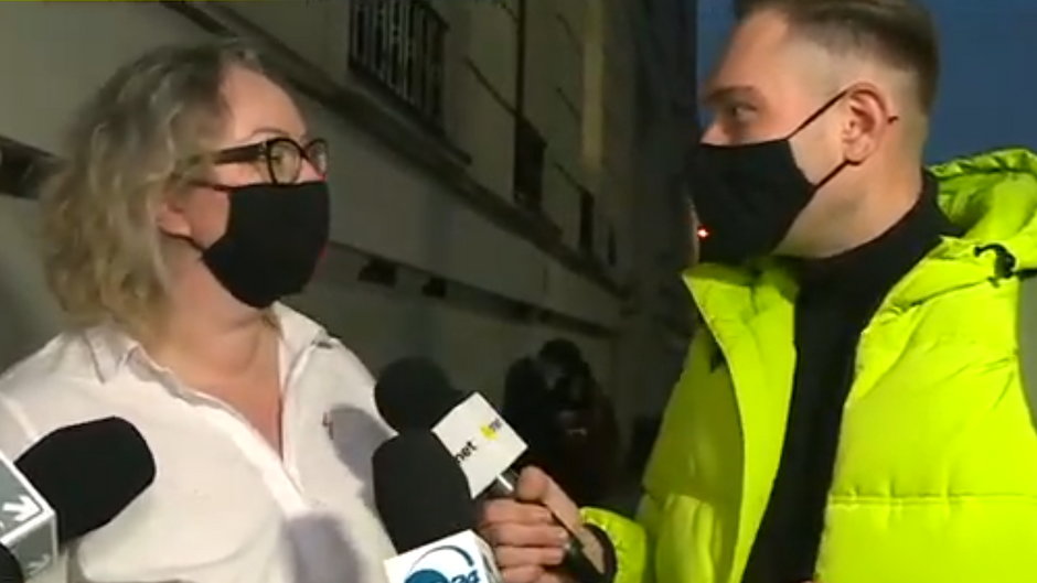 Marta Lempart w rozmowie z reporterem Onetu Karolem Kosiorowskim