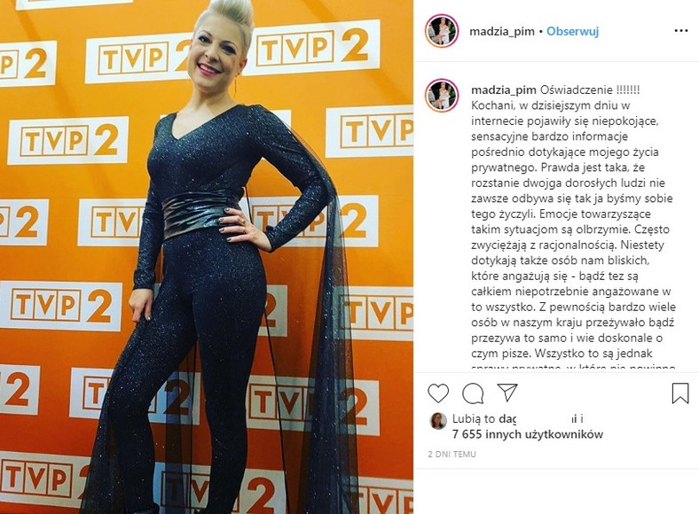 Magda Narożna na Instagramie