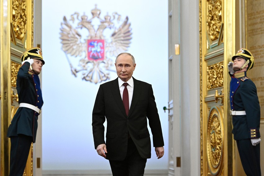 Vladimir Putin na inauguraciji 7. maja u Moskvi