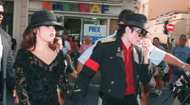 Lisa Marie Presley és Michael Jackson Fotó: Northfoto