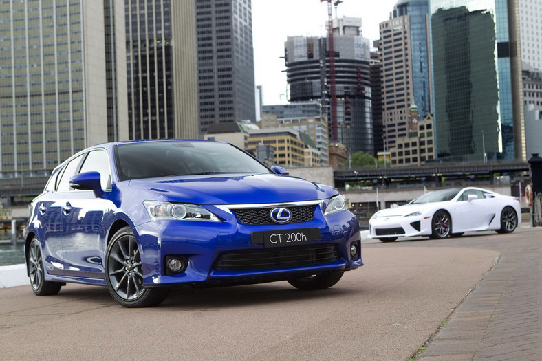 Sportowy Lexus po premierze w Sydney