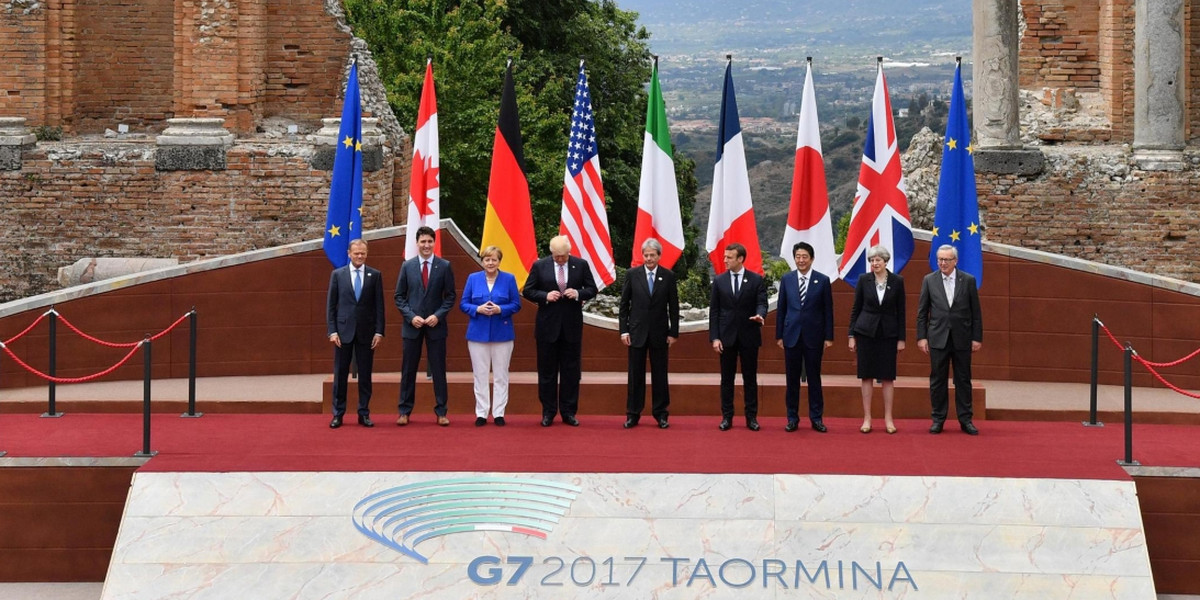 W Tarominie na Sycylii, u stóp wulkanu Etna, odbywa się dwudniowy szczyt G7