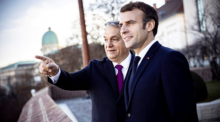 Orbán Viktor Párizsba utazik Emmanuel Macron francia államfő meghívására. / Fotó: MTI /