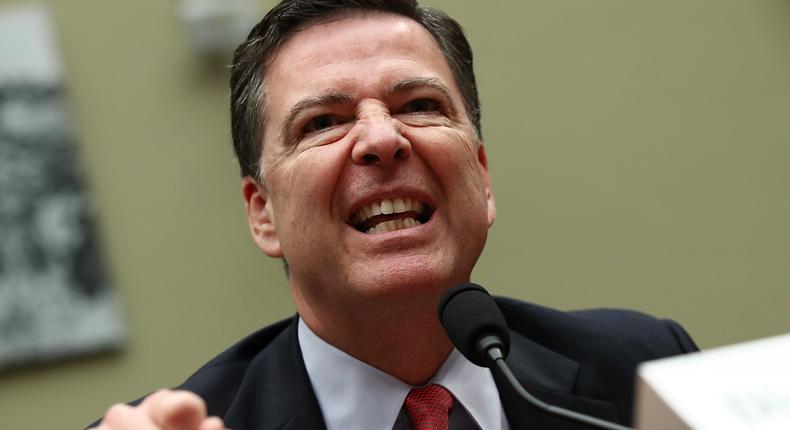 F.B.I. Director James Comey testifies before the House Judiciary Committee September 28, 2016 in Washington, DC. Comey testified on a variety of subjects including the investigation into former U.S. Secretary of State Hillary Clinton's email server.