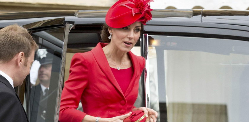 Zachwycająca księżna Kate w czerwieni