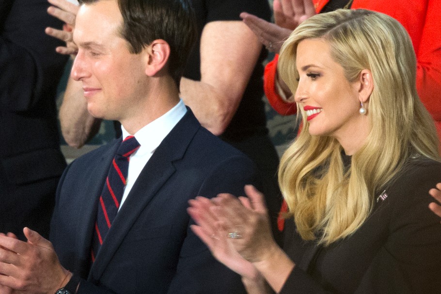 Ivanka Trump i Jared Kushner. Waszyngton, 5 lutego 2019 r.