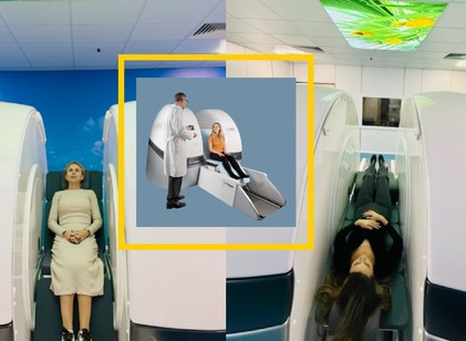 Állhat, ülhet vagy fekhet benne – itt a felülről nyitott MRI Magyarországon! Klausztrofóbiásoknak álom, az orvosoknak áttörés című cikk nyitóképe