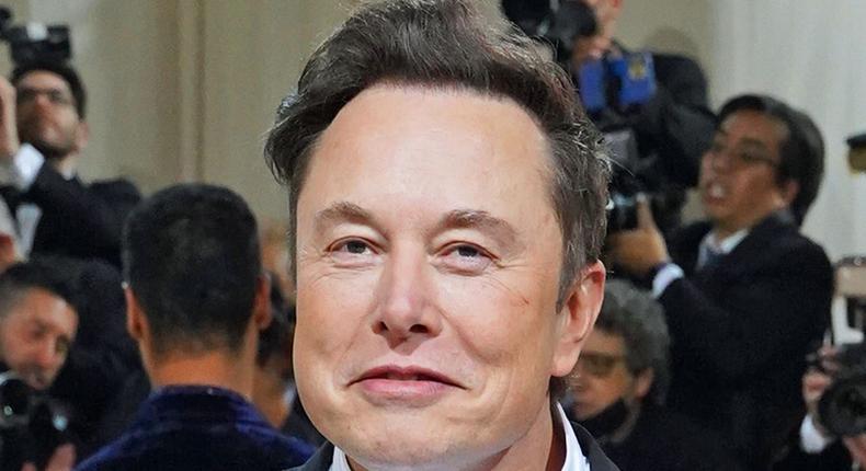 Elon Musk at the 2022 Met Gala.