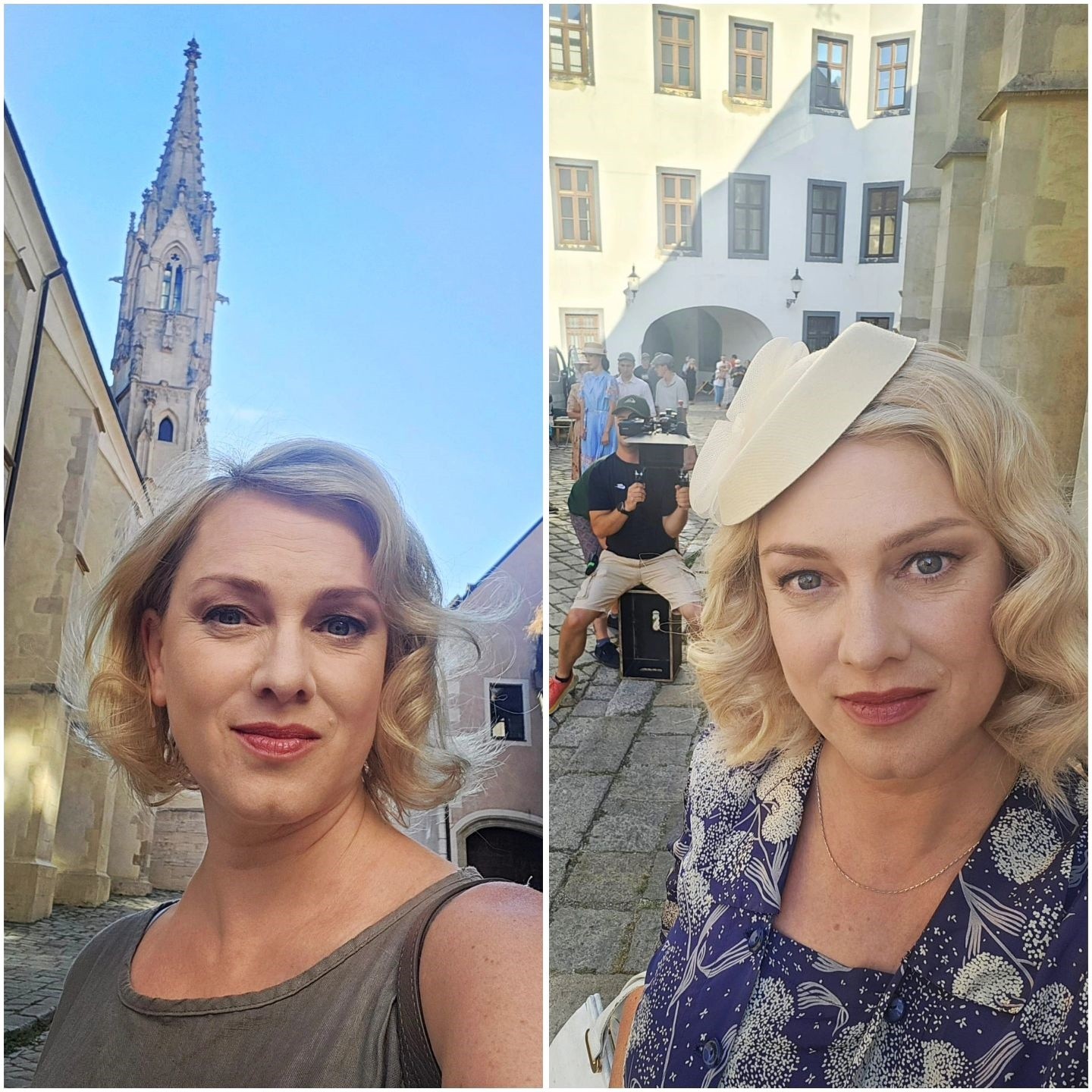 Herečka Monika Hilmerová ako Vilma zo seriálu Dunaj, k vašim službám.